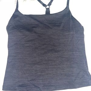 Outdoor voices “move free” workout tank top with shelf bra